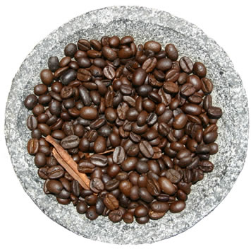 Coffee Beans on Plate